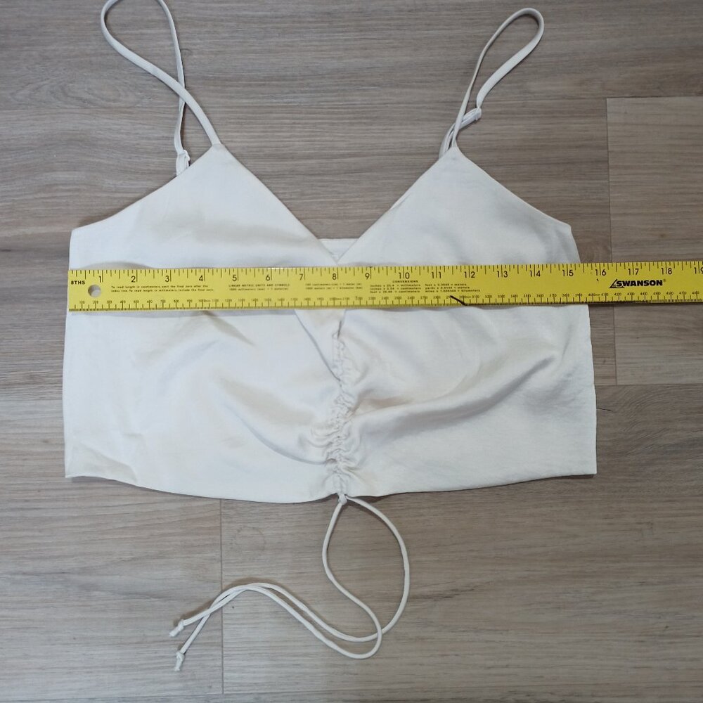 ARITZIA WILFRED Verso Camisole White Crop top Size S - Picture 4 of 6